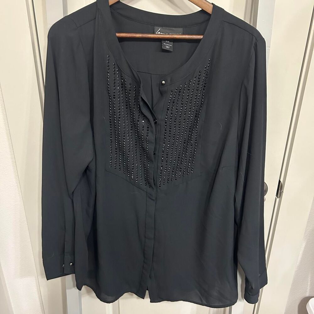 Lane-bryant Women's Black Blouse